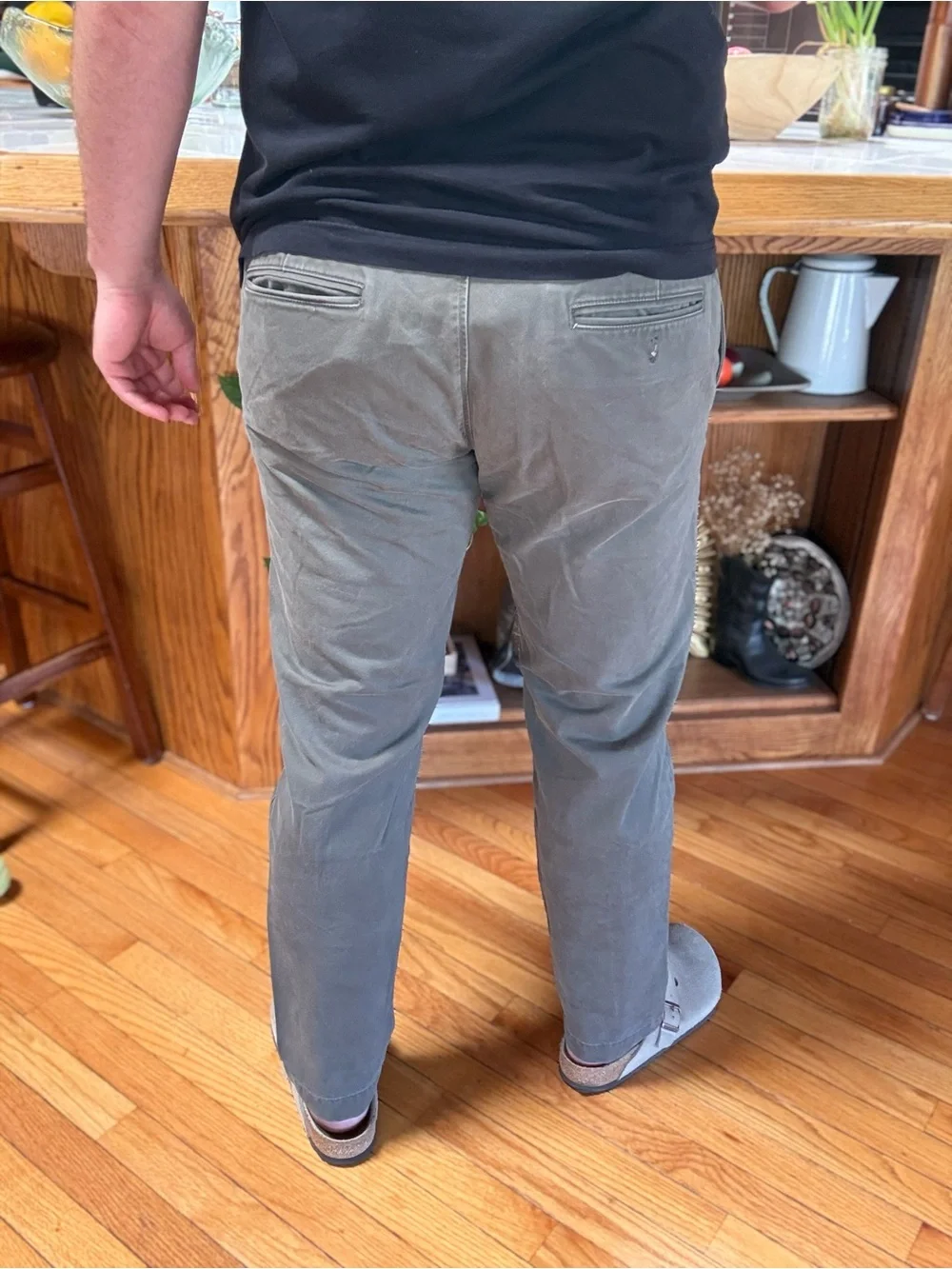 J. Crew Men's Slim Chinos in Olive